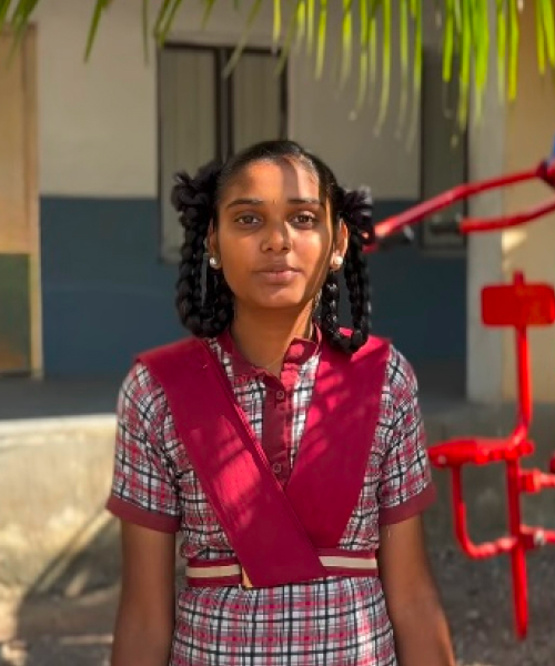 Pavitra Tholkatta - School Health Beneficiary