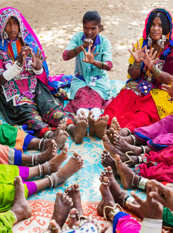 Village environment that shapes the work